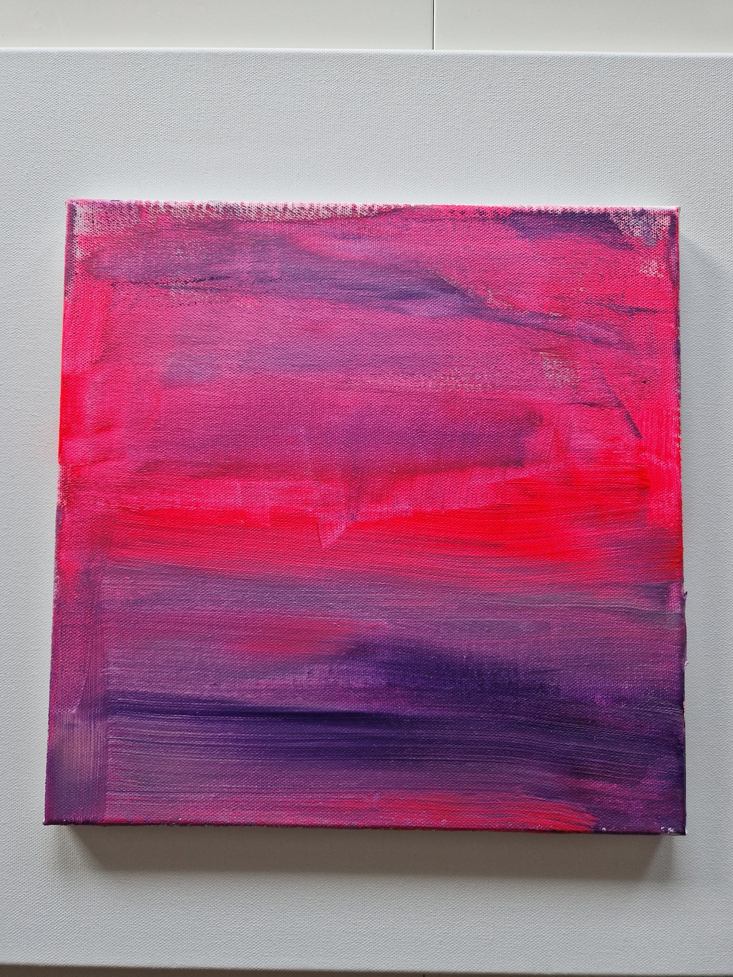 Lys fra en døende sol - Akrylmaleri i str 30x30cm