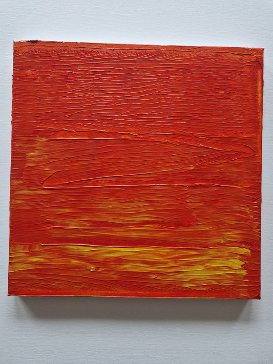 Lava - Akrylmaleri størrelse 30x30 cm