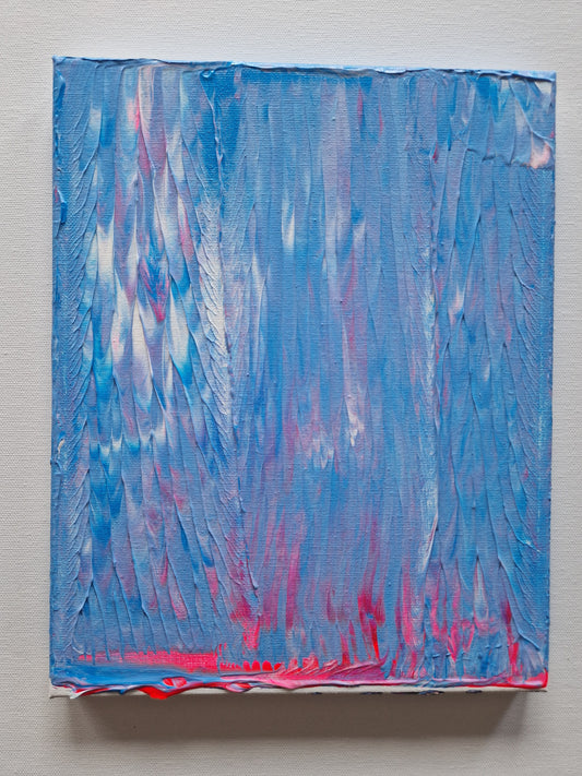 Blåskjær - Akryl maleri 24x30cm